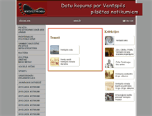 Tablet Screenshot of hronika.ventspils.lv